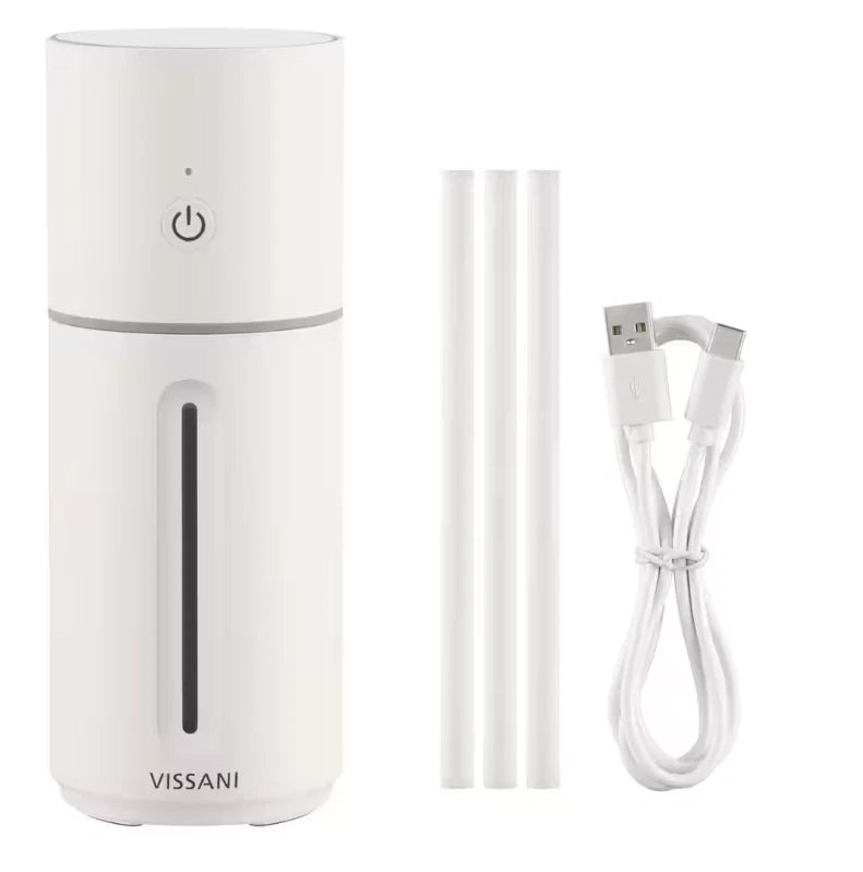 Portable Humidifier 10oz USB-C Rechargeable w/ LED Accent Light - Vissani -New