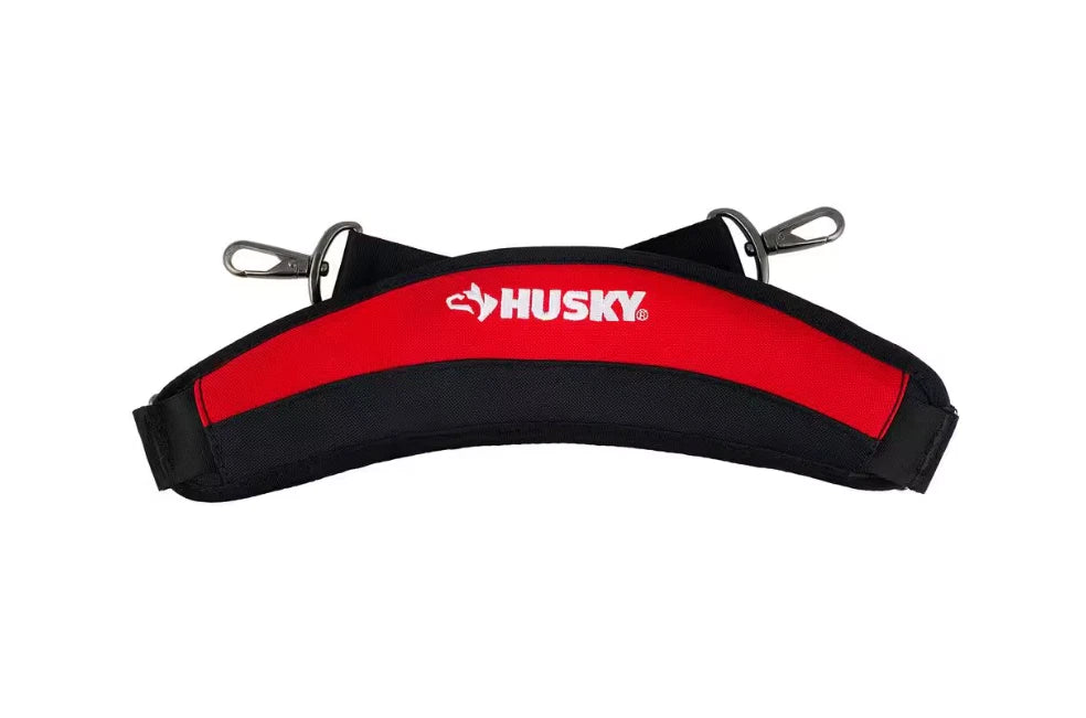 Husky 3.5 in. Detachable Padded Tool Bag Shoulder Strap adjustable 40 in. to 56